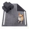 24" x 24" Charcoal Dog Pee Pads 6-Layer for Dogs