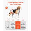 Disposable Dog Diapers, Super Absorbent Female Dog Diapers, 360Â° Leak-Proof Female Doggy Pet Diaper with Wetness Indicator for Heat Period, Training