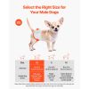 Disposable Male Dog Diapers, Super Absorbent Male Dog Wraps, 360 Â° Leak-Proof Belly Bands with Wetness Indicator for Doggies in Heat, Training