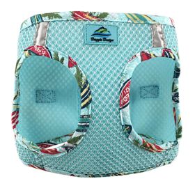American River Choke Free Harness Hawaiian Trim (Color: Aruba Blue, size: 3X-Large)