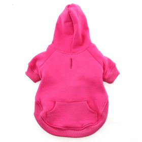 Flex-Fit Dog Hoodie (Color: pink, size: X-Large)
