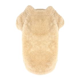 Soft Plush Pullover (Color: Cream, size: 2X-Large)