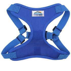 Wrap and Snap Choke Free Dog Harness by Doggie Design (Color: Cobalt Blue, size: large)