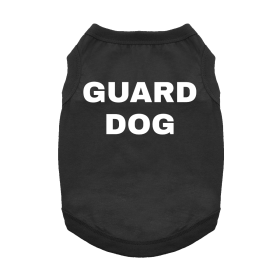 Guard Dog Shirt (Color: Black, size: X-Small)