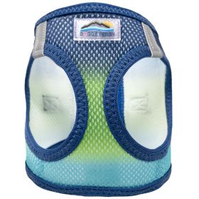 American River Choke Free Dog Harness Ombre Collection (Color: Northern Lights, size: medium)