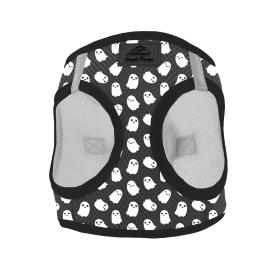 American River Choke Free Dog Harness Holiday Collection (Color: Halloween Ghosts, size: small)