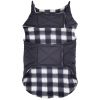 Reversible Fleece Lined Puffer Dog Coat