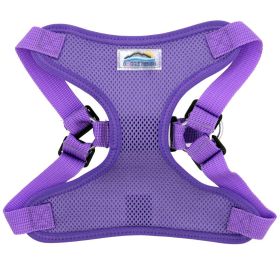 Wrap and Snap Choke Free Dog Harness by Doggie Design (Color: Paisley Purple, size: large)